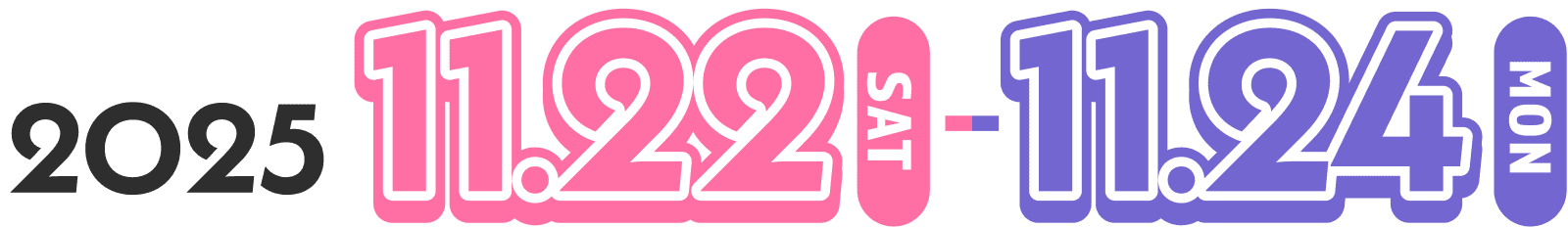2025.11.22(sat)-11.24(mon)